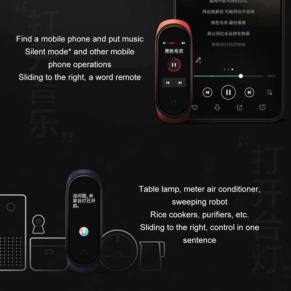 Xiao mi Band 4 Smart Band AMOLED сенсорный экран фитнес-трекер пульсометр монотор mi Band 4 глобальная версия шагомер