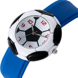 Детские часы, часы для мальчиков, водонепроницаемые спортивные цветные часы для детей, сплав, футбол, светящиеся, подарок на день рождения