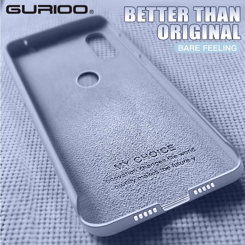 

Original Silicone Phone Soft Case For Xiaomi Mi 8 9 SE Lite MIX 2 3 2S 5 6X Play For Redmi 6 7 6A Note 7Pro Official Cover Funda