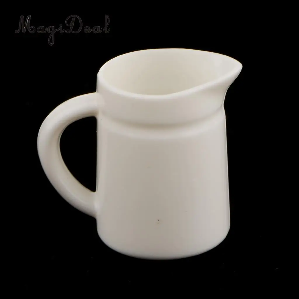 MagiDeal 1:12 Dolls House Miniature Tea Coffee Cups & Pot Set for Dollhouse Kitchen Restaurant Decor Kids Pretend Role Play Toy