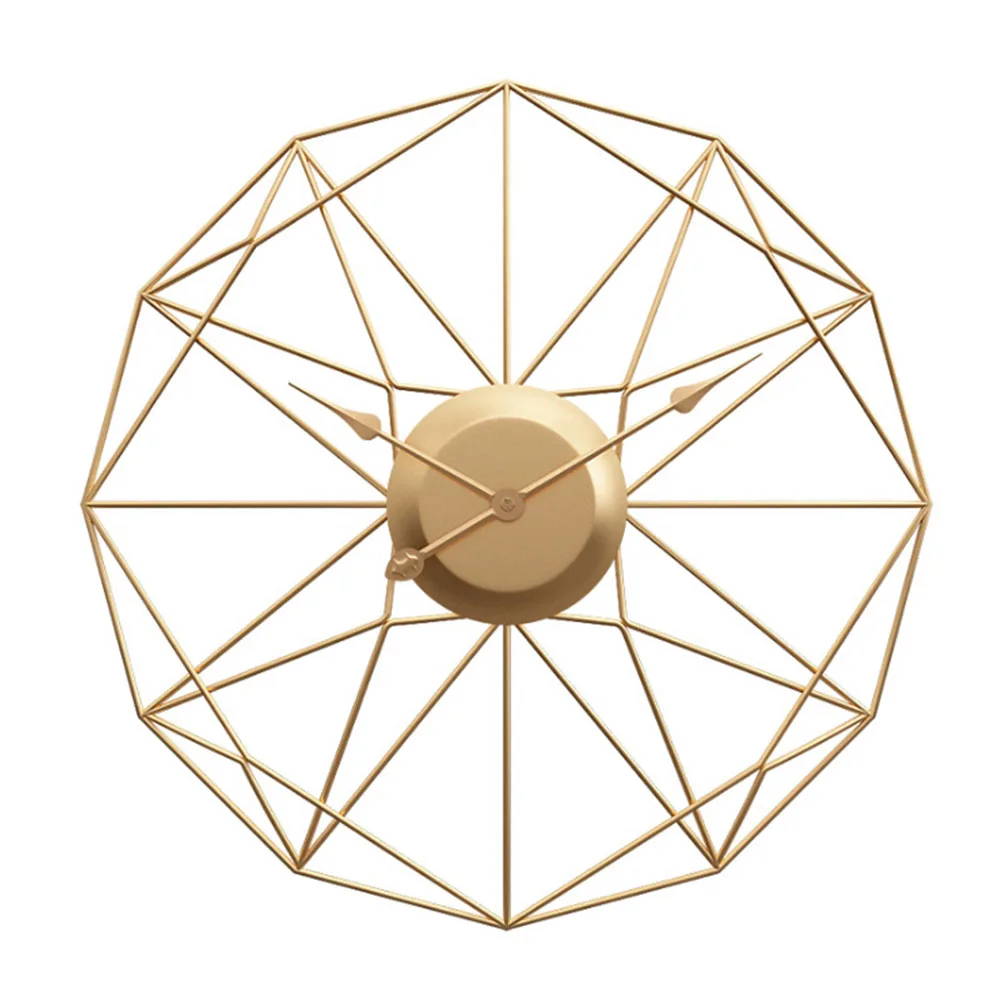 Reloj nórdico único de hierro para colgar en la pared reloj silencioso moderno relojes grandes para sala de estar estilo mediterráneo decoración del hogar Reloj nórdico único de hierro para colgar en la pared reloj silencioso moderno relojes grandes para sala de estar estilo mediterráneo decoración del hogar