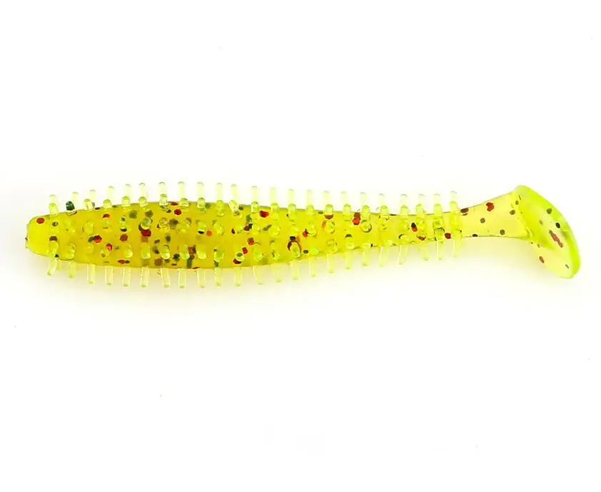 JOHNCOO 60 мм 94 мм Мягкая приманка Vivid Swimbait рыболовная приманка Shad искусственные черви рыболовная приманка на окуня щука - Цвет: G