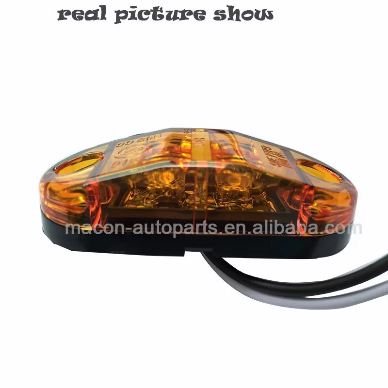 Led Side Marker Lamp Clearance Light Emarked Adr Dot Sae P2 P3 Car