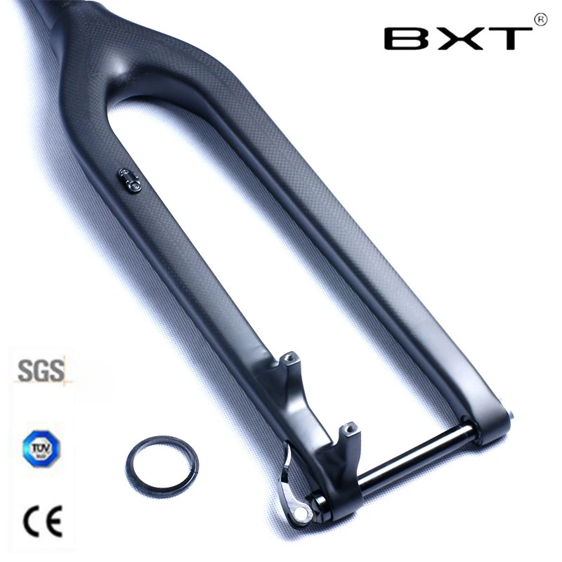 

carbon fork 29er Carbon MTB Fork bicycle fork Tapered Thru Axle 15mm bicicletas mountain bike 29 racing used bike fork