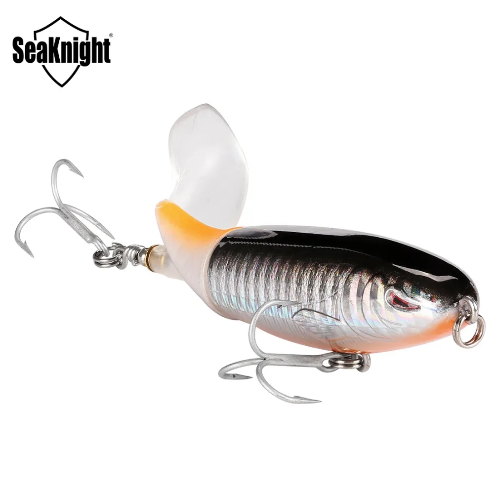 

SeaKnight Whopper Plopper 13g 19g 39g Fishing Lure 1P Topwater Hard Bait VMC Hook SeaBass Carp Fishing Lure Winter Fishing SK050