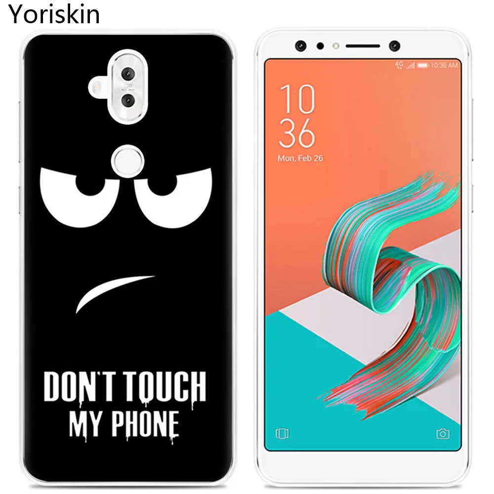

Ultra Thin Silicone Slim Back Phone Cover For Asus Zenfone 5 Lite ZC600KL Cute Cartoon Painted Soft Tpu Case Fundas