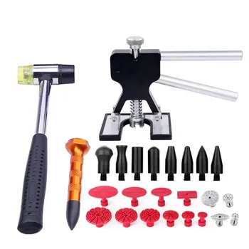 

PDR tools Paintless dent removal tools dent puller dent removal metal tabs tap down pen rubber hammer hand tools auto repair