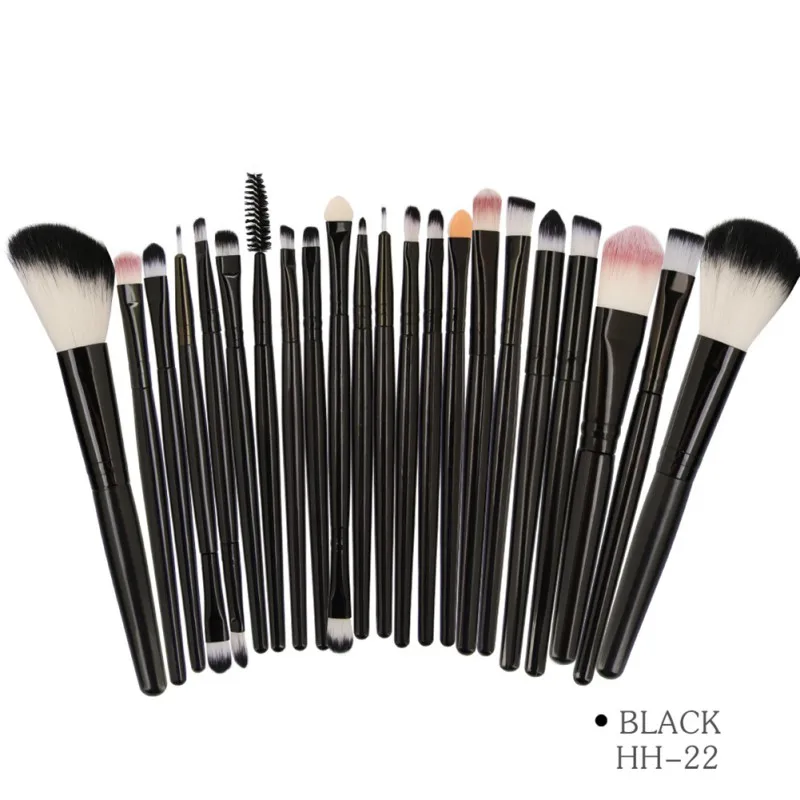 

MAANGE 22Pcs Makeup Brushes Set Eyebrow Eye Shadow Eyeliner Lip Blusher Foundation Powder Cosmetic Maquiagem Tools