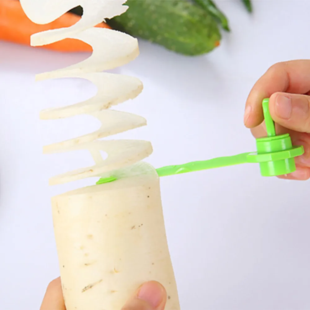 Картофель спиральный слайсер кухонные режущие модели морковь бигуди многофункциональный овощерезка кухонные инструменты для приготовления пищи# JN