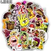 100pcs Horror Punk Sticker Graffiti Dark Skeleton Sexy Waterproof Stickers for Sticker on Laptop Luggage Bumper Bike Helmet Car ► Photo 1/6