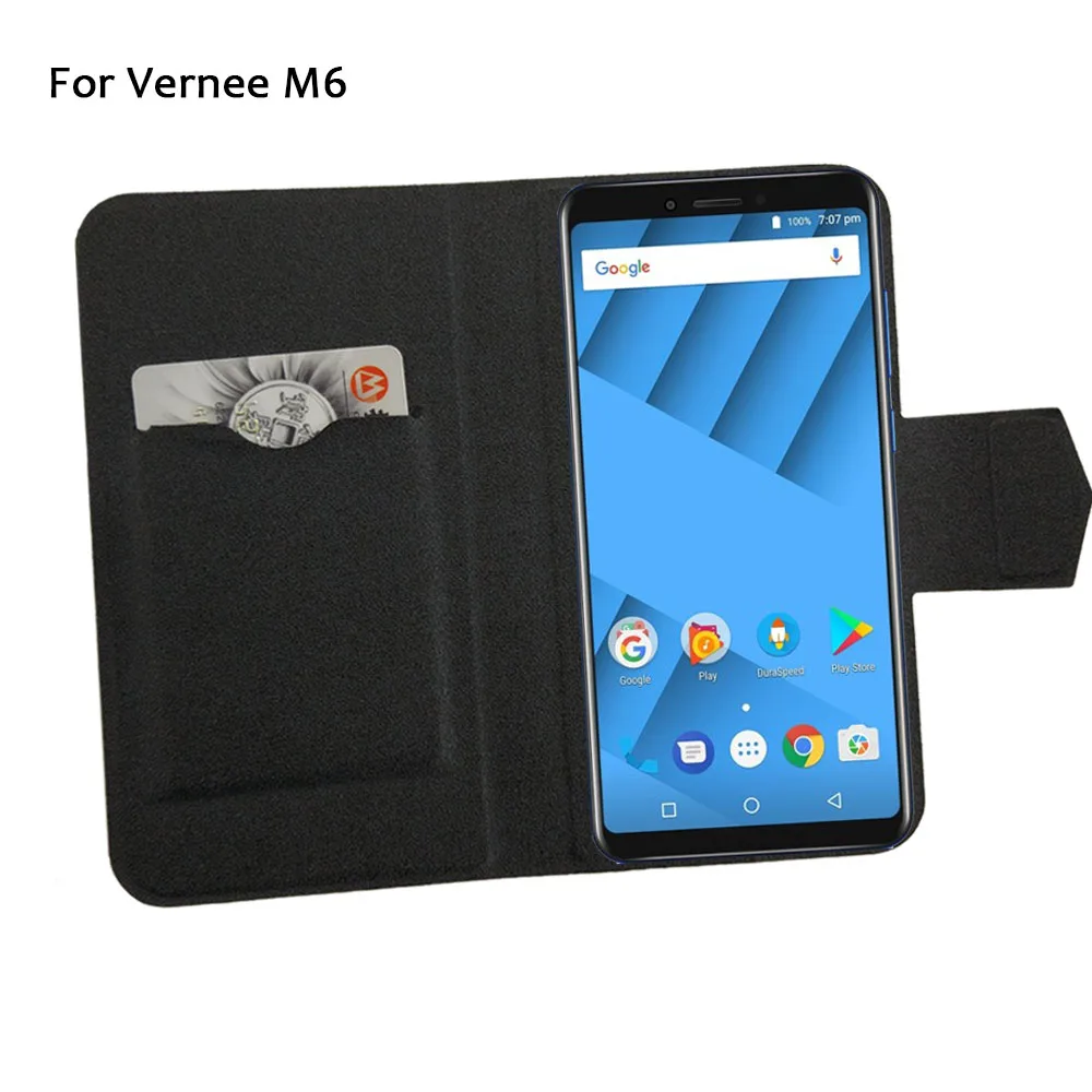 

5 Colors Hot! Vernee M6 Case Phone Leather Cover,Factory Direct Protective Full Stand Leather Phone Shell Cases