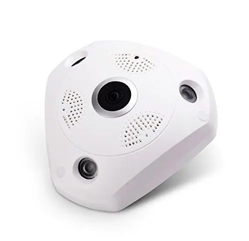 HBUDS 1.3MP 1280960P HD панорамный вид VR IP wifi 360 градусов 3D рыбий глаз Сеть CCTV камера безопасности с wifi горячие точки - Цветной: white