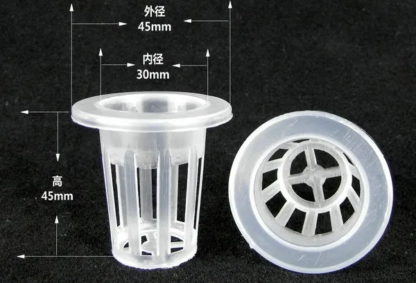Белый приживления корзина размером 45*45 мм посадки бар кассеты для рассады