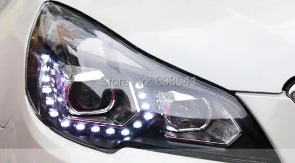 Для Subaru XV impreza 2012 2014 года Светодиодная лента фара головного света с линзы