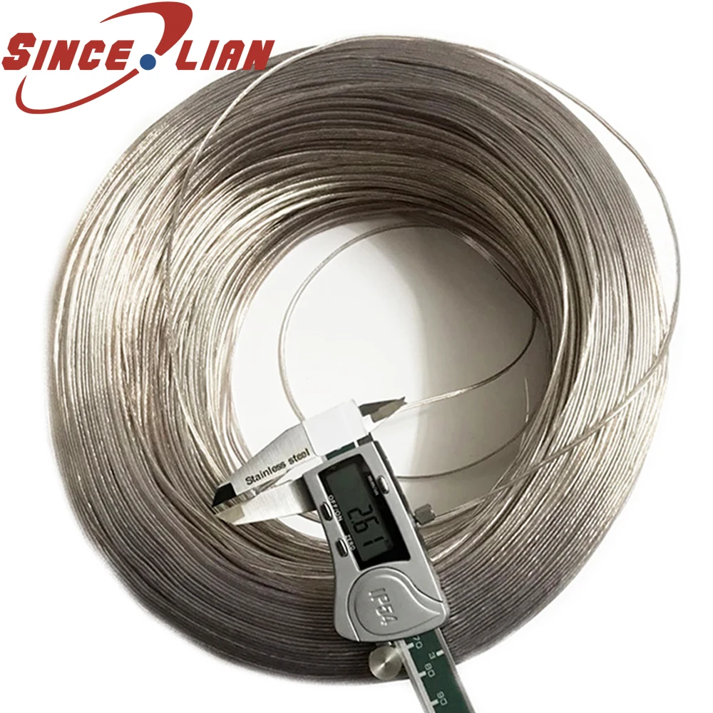 30 метров UL2468 26 24 22 20AWG ПВХ Луженый неизолированный медный шнур золотистый и