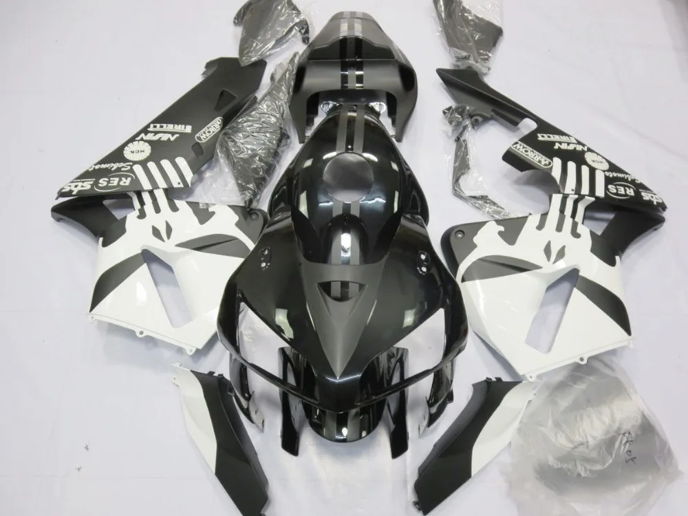 

Matte Black w/ Skull Motocycle Complete Injection Fairing Kit Bodywork for 2005-2006 Honda CBR 600 RR ABS Plastic Molding Kit