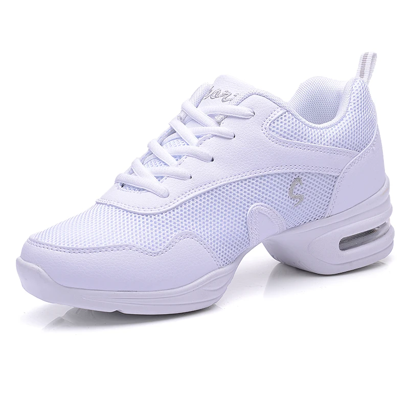 

Dance Shoes for women Outsole Breath Jazz Shoes for Dancing Hip Hop Shoe Woman schuhe damen White Sneakers bayan spor ayakkabi 7