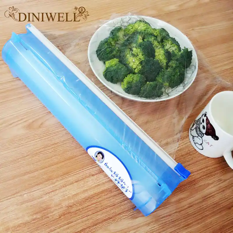 DINIWELL пластмассовый резак для обертывания консервантная пленка пищевой вакуумный резак для фольги пищевая пленка кухонные принадлежности - изображение