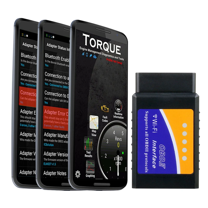2015 Top Quality Newest Version elm327 WIFI scanner Diagnostic Tool elm 327 wifi obd2 scanner V 2.1 Wireless elm327 