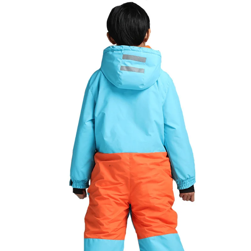RAY GRACE/детский цельный лыжный костюм для сноуборда и снегохода; зимний костюм для мальчиков и девочек; теплая водонепроницаемая ветрозащитная Детская куртка
