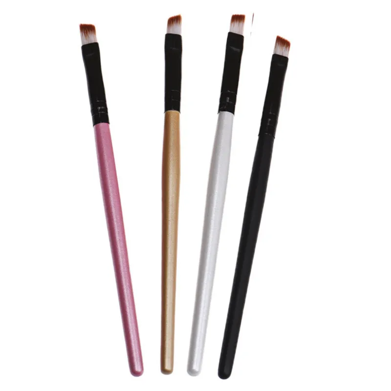 1 Pcs Professional Eyebrow Makeup brush Wooden Handle Artificial Fiber
