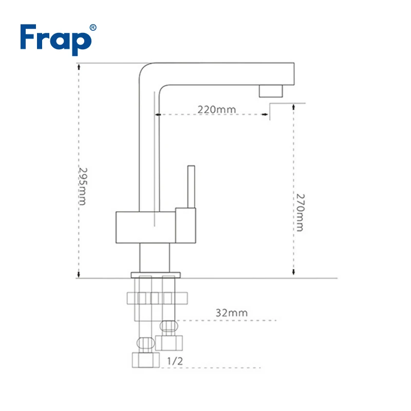 Frap Выдвижной Кухня Черный кран смеситель для раковины краны поворотный носик смесители Палуба Гора Смеситель горячей и холодной воды крана y40022-2