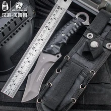 HX OUTDOORS brand army Survival knife outdoor hunting tools high hardness straight knives for self-defense cold steel knife