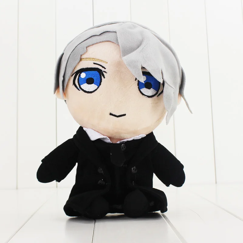 Плюшевые куклы 20 30 см Katsuki Yuri on ICE Victor Nikiforov Plisetsky Себастьян Michaelis Небесный Phantomhive Allen