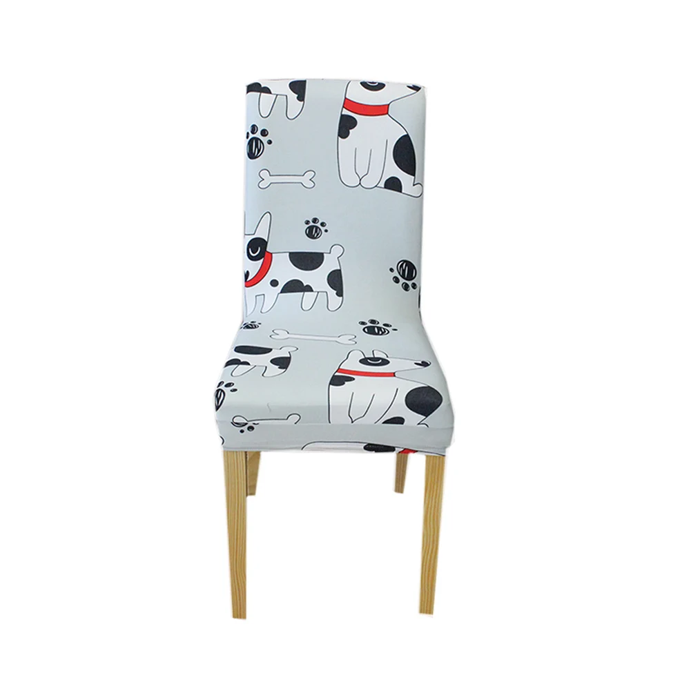 Meijuner чехол для кресла спандекс стрейч чехлы для стульев с печатным рисунком протектор для стула чехол для дома отеля WeddingY384 - Цвет: color12