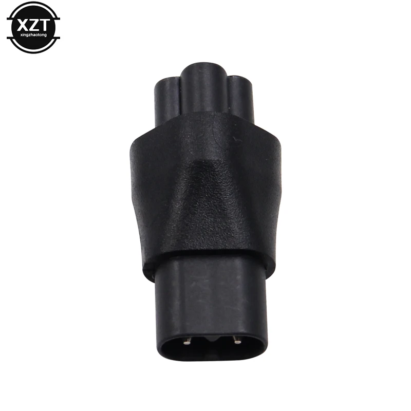 1 шт. IEC 3Pin Female to 2Pin Male 320 C6 C8 адаптер питания C7 C5 2 pin конвертер|Компьютерные кабели и