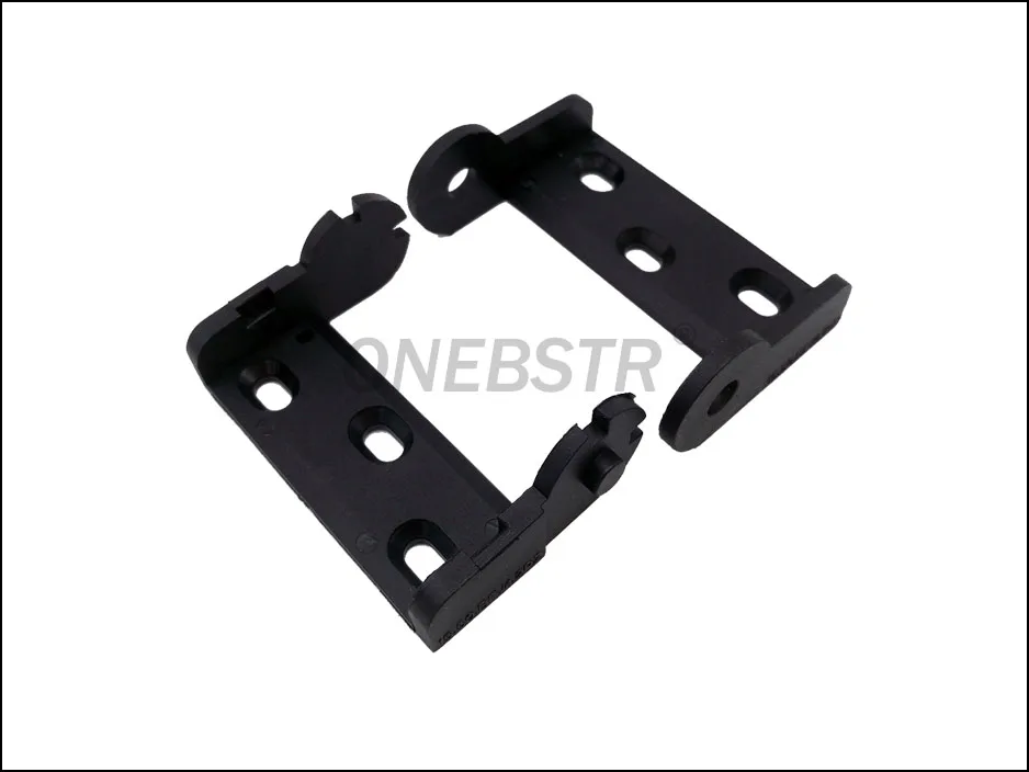 JFLO One Pair of 15x50mm Drag Chain End Joints Connectors Plastic Towline Fitting Wire Carrier Cable Drag Chain 7