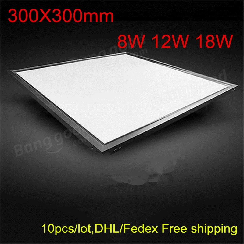

10pcs/lot,DHL Free shipping 18W 30x30cm LED Panel Light 300x300mm LED Downlight Down indoor Lighting 3 year Warranty