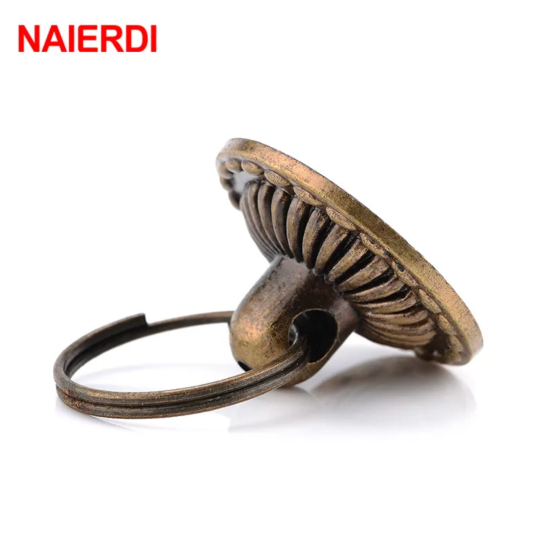NAIERDI 10PCS Antique Retro Bronze Cabinet Knobs 30mm Cupboard Door Handles Vintage Wardrobe Furniture Jewelry Box Drawer Pull NAIERDI 10PCS Antique Retro Bronze Cabinet Knobs 30mm Cupboard Door Handles Vintage Wardrobe Furniture Jewelry Box Drawer Pull