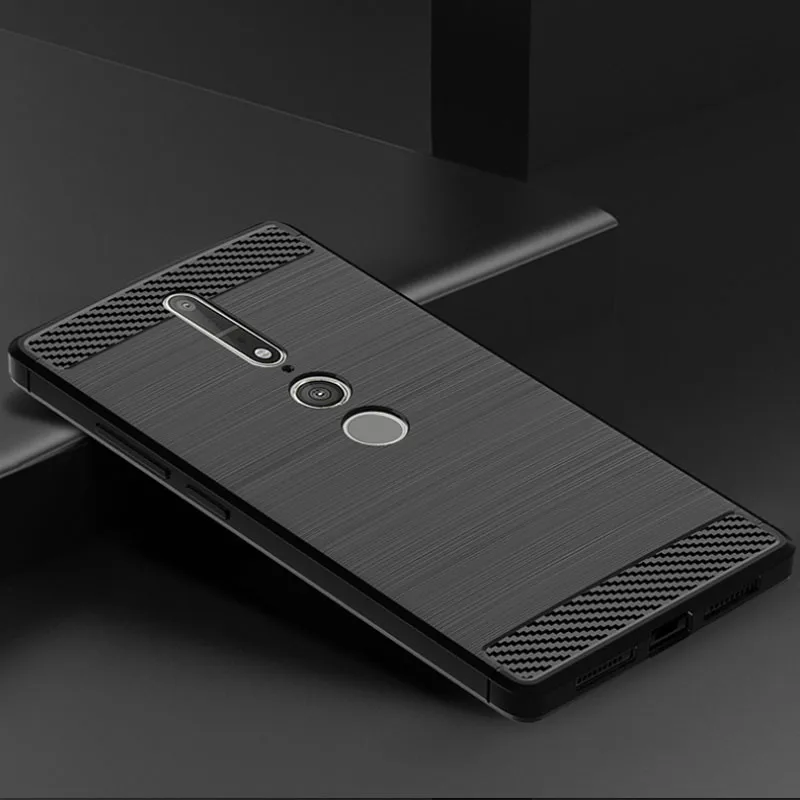 

for Lenovo Phab 2 Pro case Brushed Carbon Fiber Anti-fall Silicone phone case for Lenovo Phab 2 plus Pb2-690m 670m Soft Shell