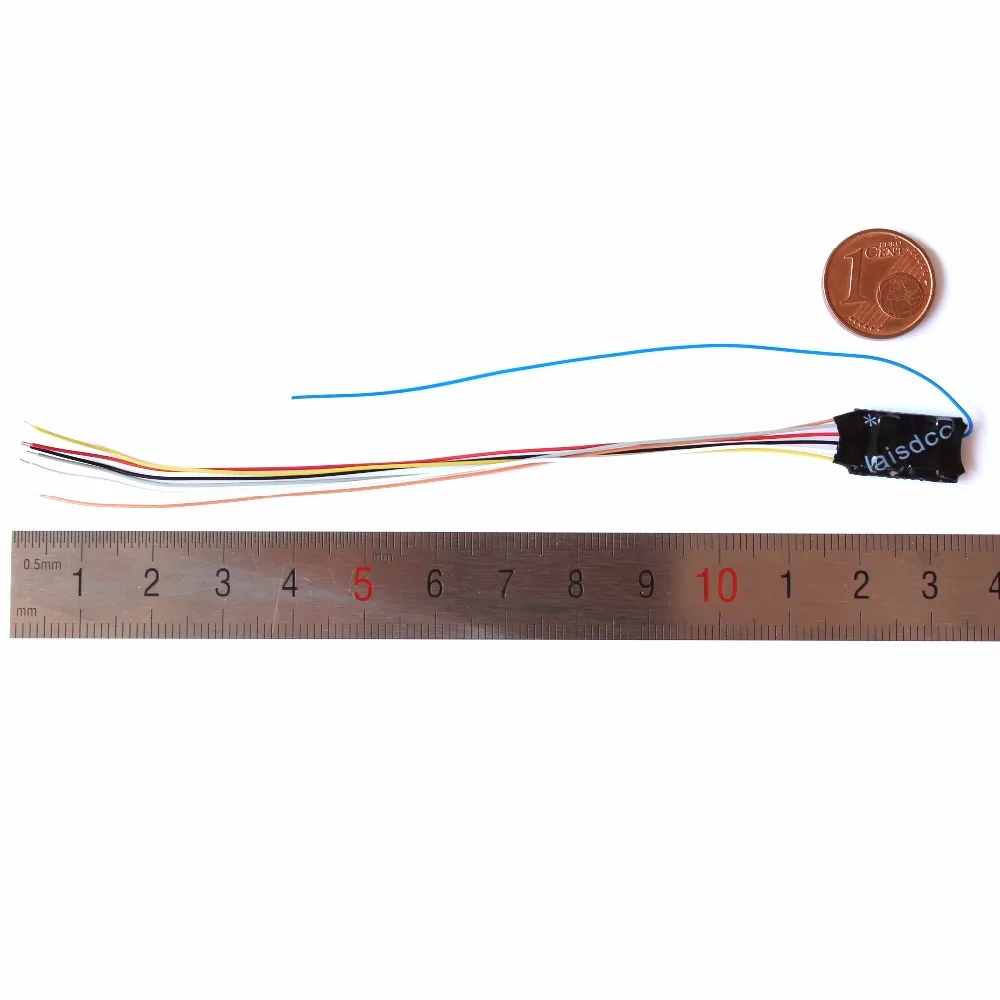 DCC LOCO DECODER WITH 6wire NEM651 FOR MODEL TRAIN 860012/LaisDcc<br /> Brand/PanGu Series-in RC Trains from Toys 