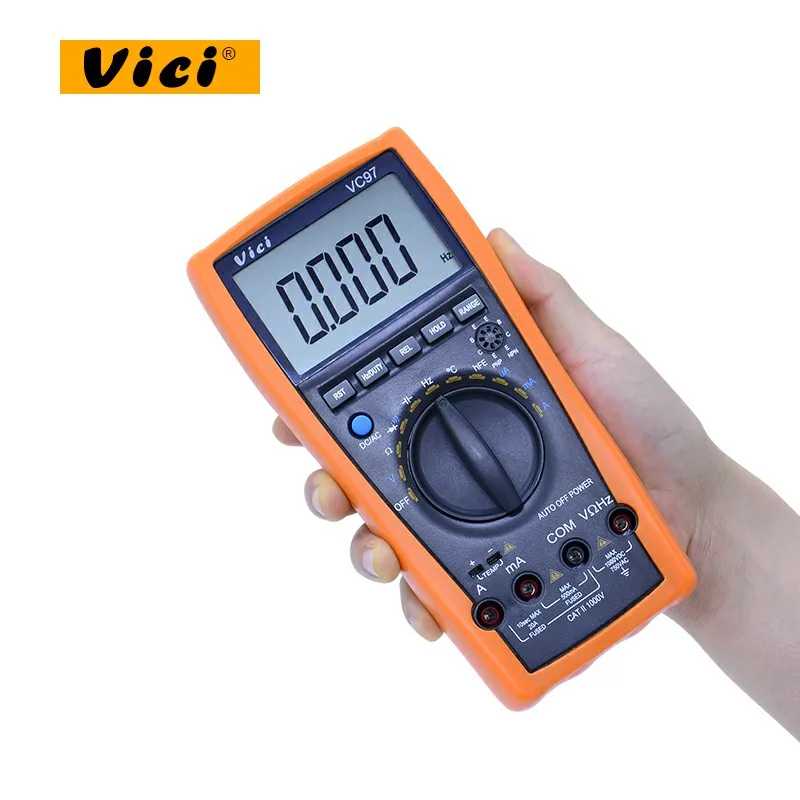 VICI VC97 3 3/4 Автоматический цифровой мультиметр AC/DC Вольтметр Сопротивление Емкость