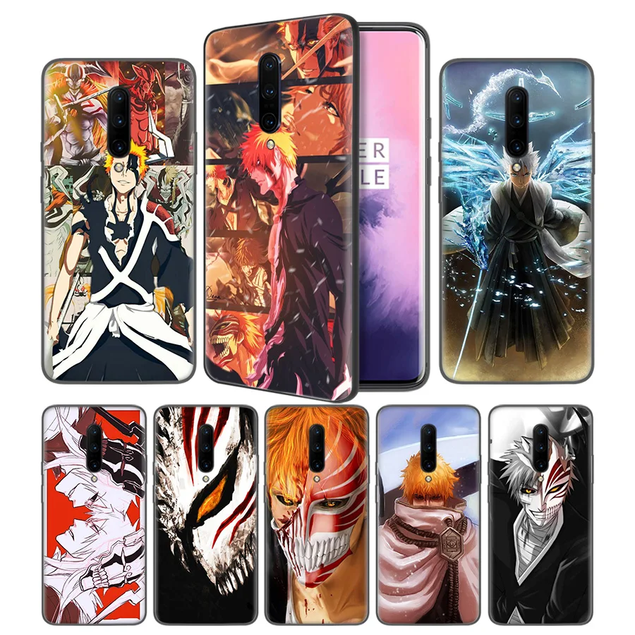 

Japanese Anime Bleach Soft Black Silicone Case Cover for OnePlus 6 6T 7 Pro 5G Ultra-thin TPU Phone Back Protective Fundas Coque