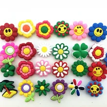 26 шт. маленькие аксессуары для обуви с цветочным орнаментом обувь очаровательные украшения для обуви для КРОК браслет детский подарок