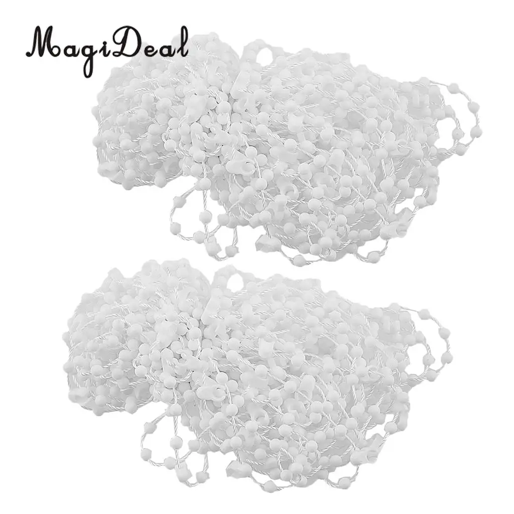  2Pcs 10 METRES OF PROFESSIONAL 3.5''inch (89MM) VERTICAL BLIND BOTTOM CHAIN PARTS/ SPARES