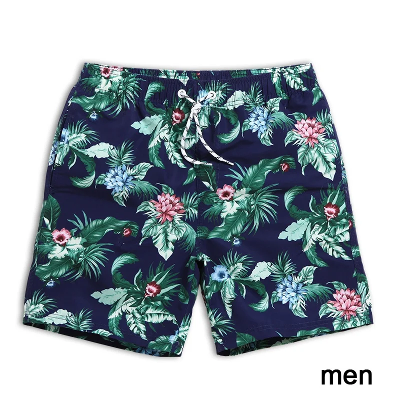 Мужские тропические быстросохнущие пляжные шорты больших размеров пляжные шорты Volley мужские шорты для плавания с задним карманом