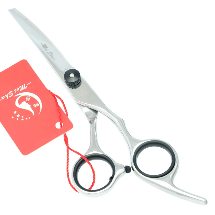 Meisha 6 inch Professional Pet Grooming Scissors Set for Hairdressing Dog Cutting Thinning Curved Shears Puppy Cliper HB0022