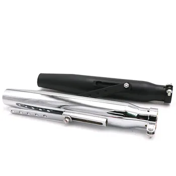 

38/40/43/45mm Motorcycle Modified Exhaust Pipe For Honda CG Retro Fish Head Modeling Exhaust Pipe For Harley Triumph Scrambler