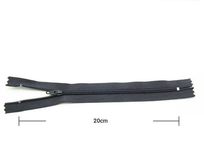 10 Pcs 15-60cm (6-24 Inch) Quality Black White Mixed Length DIY Accessories Nylon Coil Zippers Tailor Garment Sewing Handcraft 10 Pcs 15-60cm (6-24 Inch) Quality Black White Mixed Length DIY Accessories Nylon Coil Zippers Tailor Garment Sewing Handcraft