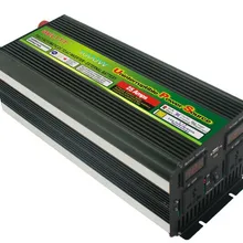 Схема инвертора 3000 Вт dc 12 В к ac 220 В UPS инвертора солнечной энергии с зарядное устройство ИБП светодиодный дисплей с проводом