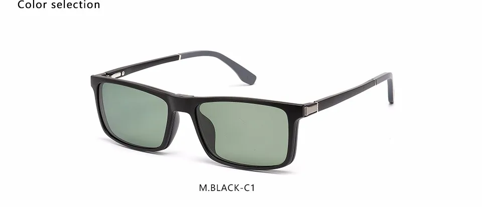 Мужчины TR90 двойного назначения UV400 Солнцезащитные очки ночного вождения бренд зеркало TR90 очки# LJ-807