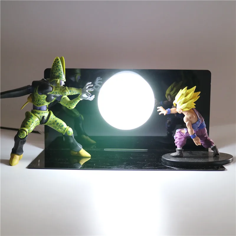 Фигурки супер Z Goku DIY светодиодный креативный ночник игрушки для спальни для мальчиков подарки лампа аниме модель огни Жемчуг дракона свет