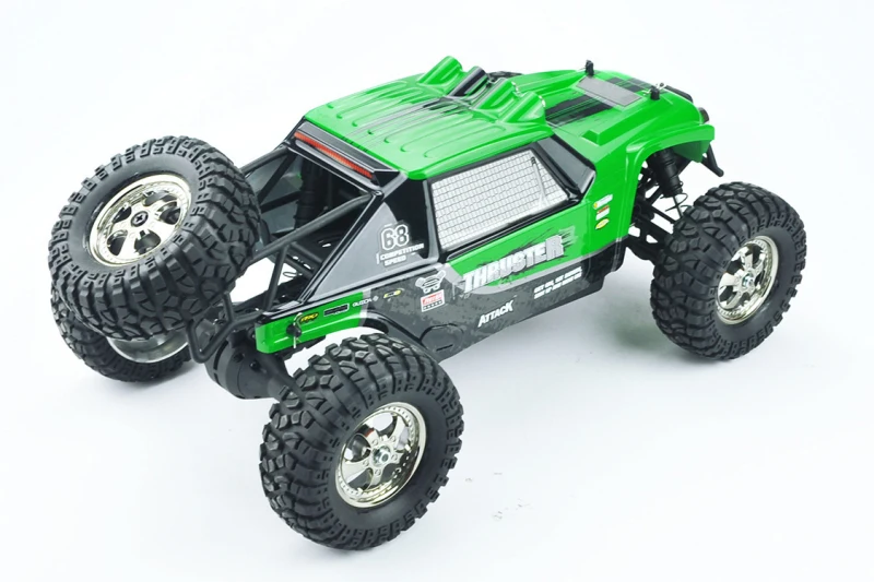 1:12 в натуральную величину 2,4G 4WD 26 км/ч радиоуправляемая автомодель трагги части внедорожных пустыня грузовик два Скорость режим дистанционное управление Управление Радиоуправляемый автомобиль игрушки подарки