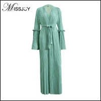 MISSJOY Vestido Terciopelo арабское бархатное Макси платье абайя Турция мусульманский Кафтан Дубай платье вышитая с длинным рукавом Исламская одежда