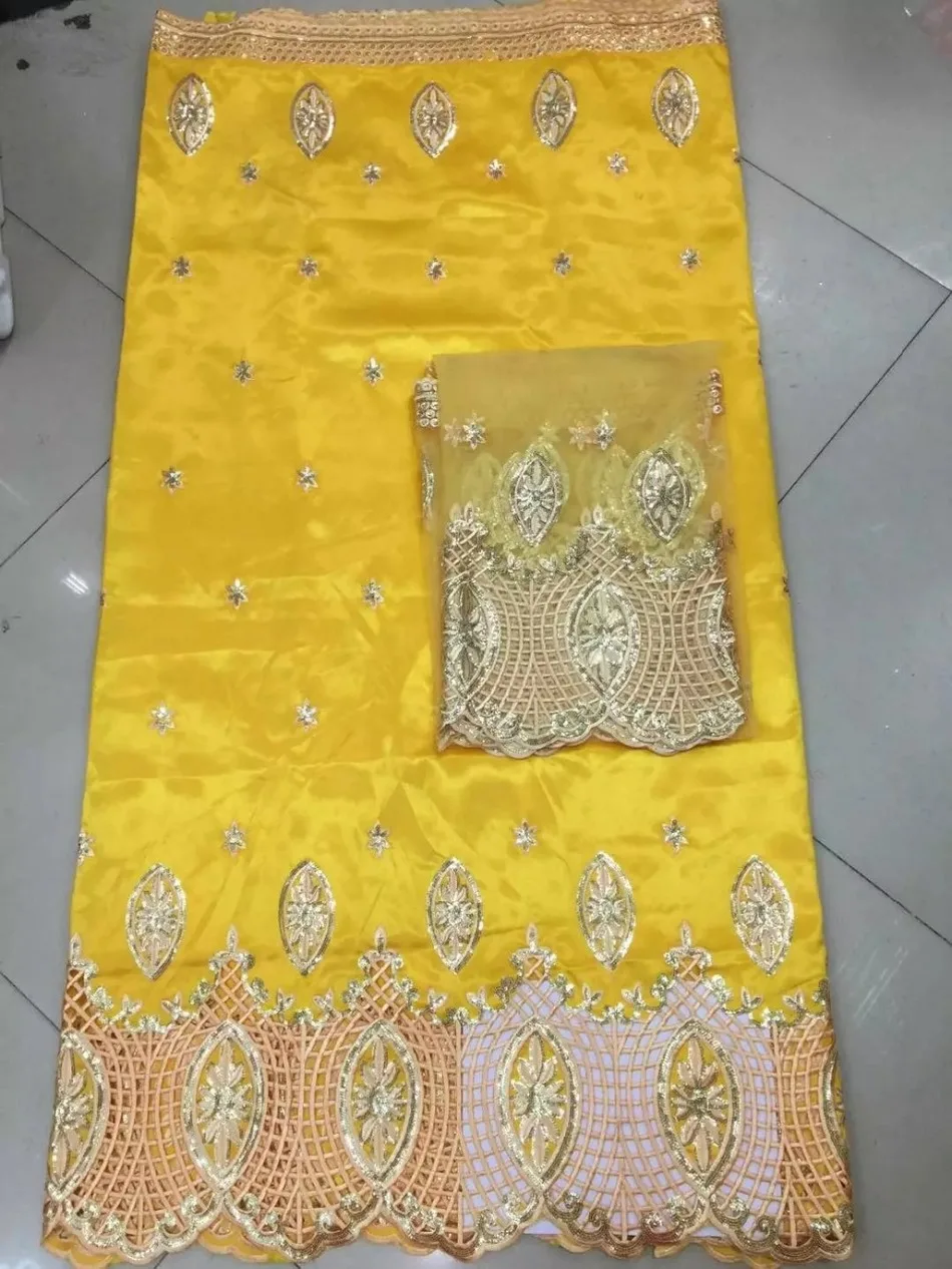 George с блузкой Распродажа 2016 Высококачественная африканская ткань синяя