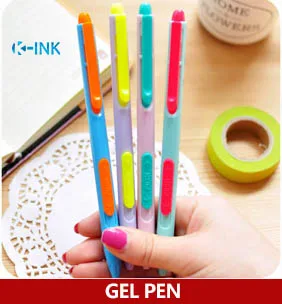 

0.5mm Push Style Gel Pen , School & Office Mechanical Gel Pen